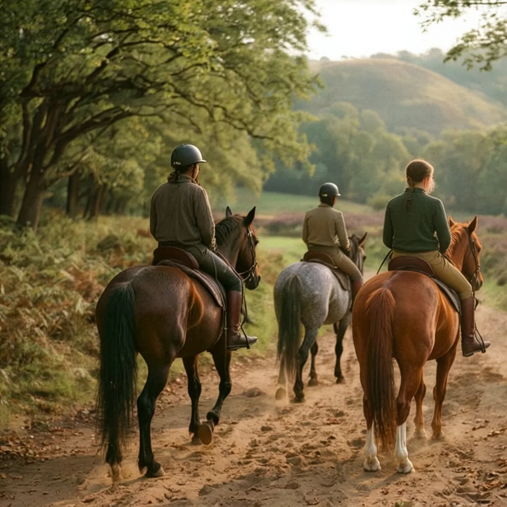 Balade à cheval en Corrèze, autour de Sainte-Fortunade