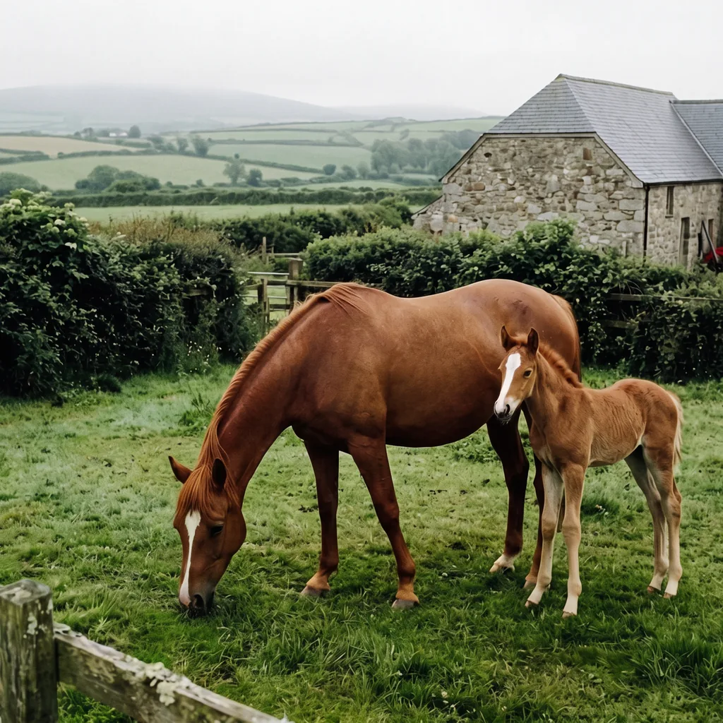 Élevage de chevaux au Écurie Gilles Bordes, Sainte-Fortunade
